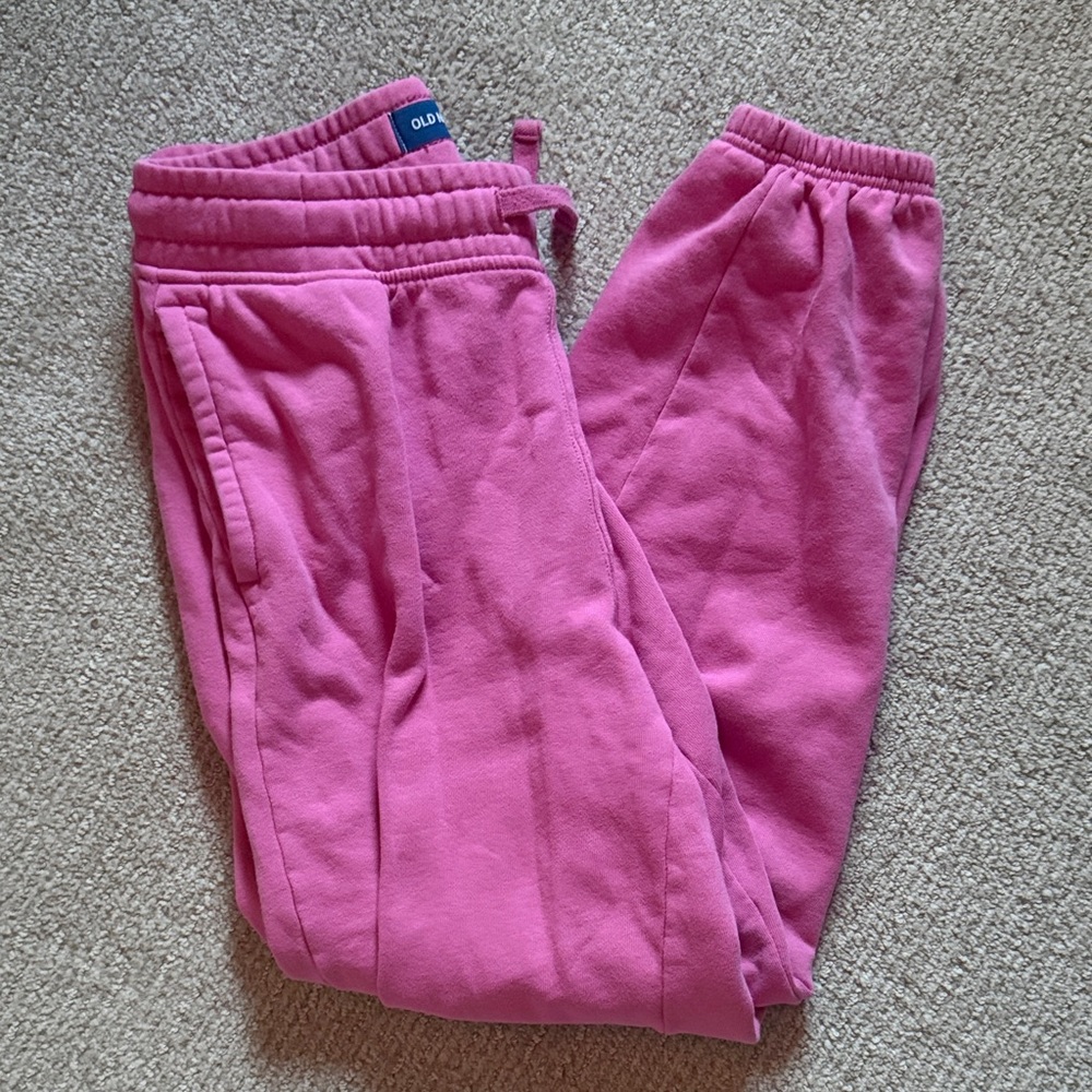 Old Navy Pink Jogger Sweatpants (SELLING MATCHING SET IF INTERESTED)